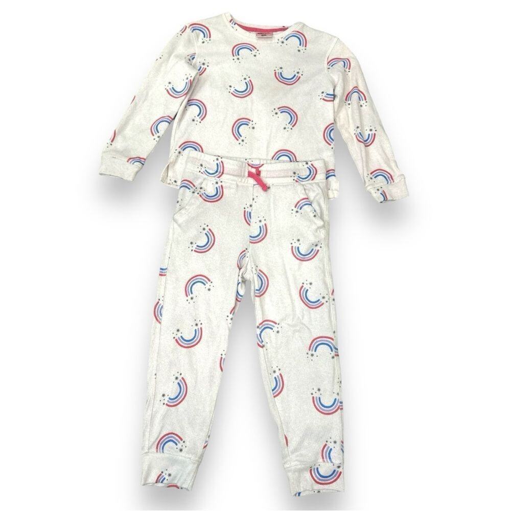 Girls Rainbow Lounging Outfit